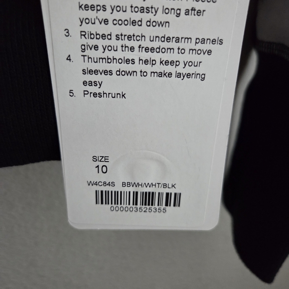 Lululemon Calm & Cozy Jacket size 10 NWT - Picture 10 of 12